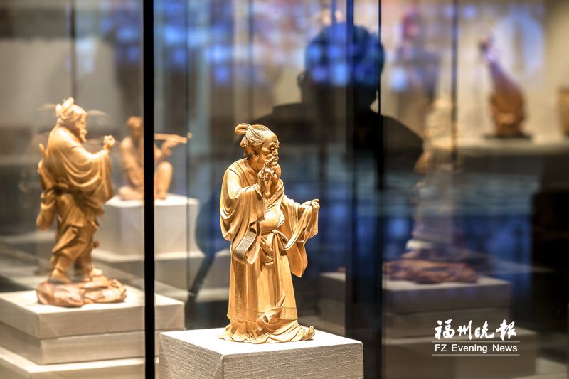 福州木雕（象园）福文化主题展开幕 60多件精美作品与观众见面