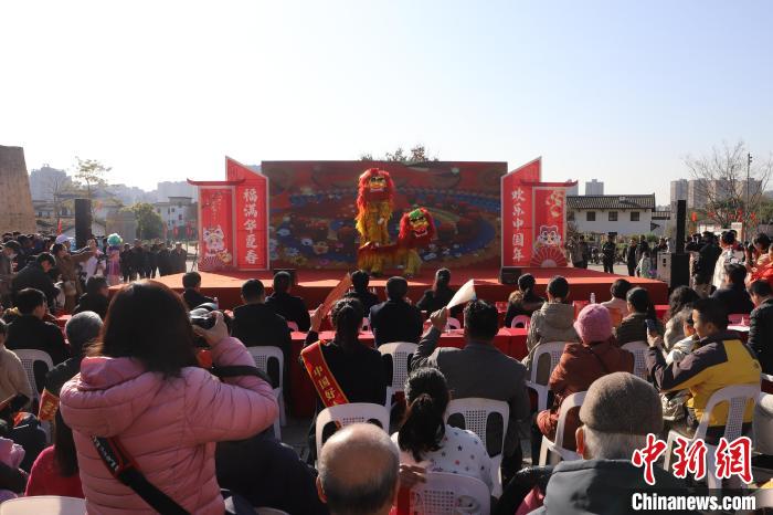 （新闻走基层）摆米龙祈福迎春 千年习俗于福州晋安再现