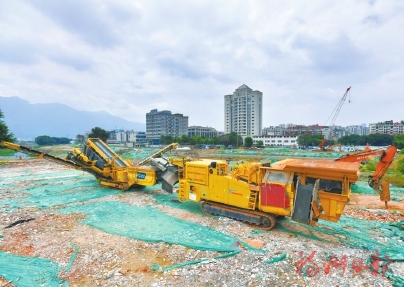 晋安全链条管理城市“成长的烦恼”  益凤建筑垃圾资源化基地打造全国标杆