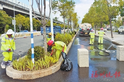 晋安区加强城市管理不松懈  持续提升市容环境品质