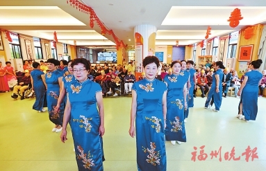 “我们的节日·重阳节”华煦养老院举办联欢活动　幸福老人过佳节