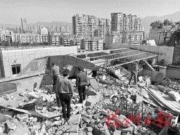 晋安城管拆除　二环沿线违建