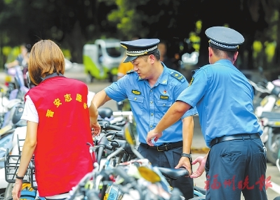 晋安城管打造精细化管理样板  非机动车怎么管？紫阳街区出实招