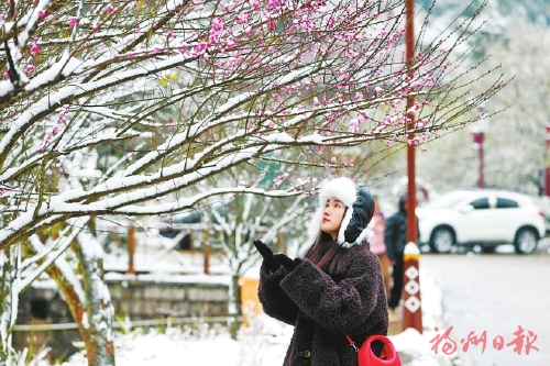 一夜飞雪榕城惊艳