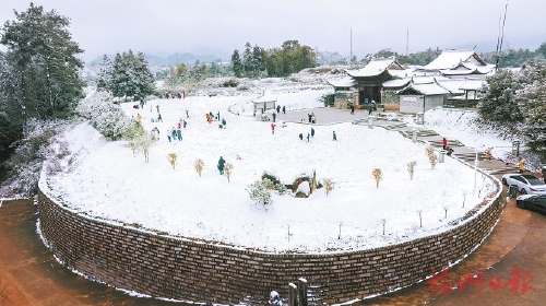 一夜飞雪榕城惊艳