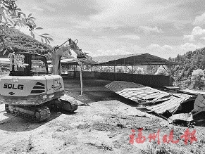 晋安宦溪重拳出击治“两违”  拆除面积约3700平方米