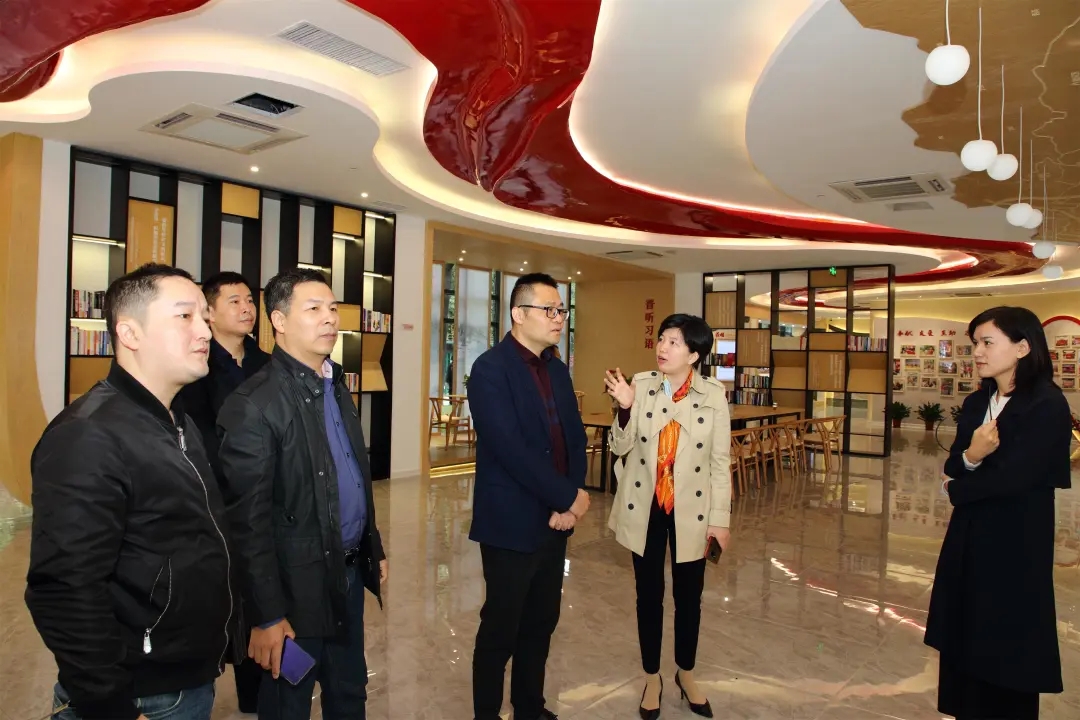 宁德市委文明办考察组一行赴晋安区考察新时代文明实践中心建设工作