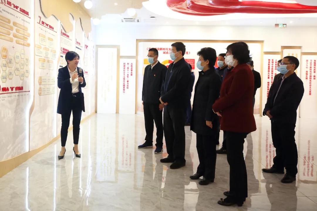 中央网信办赴福州市晋安区调研新时代文明实践中心建设试点工作