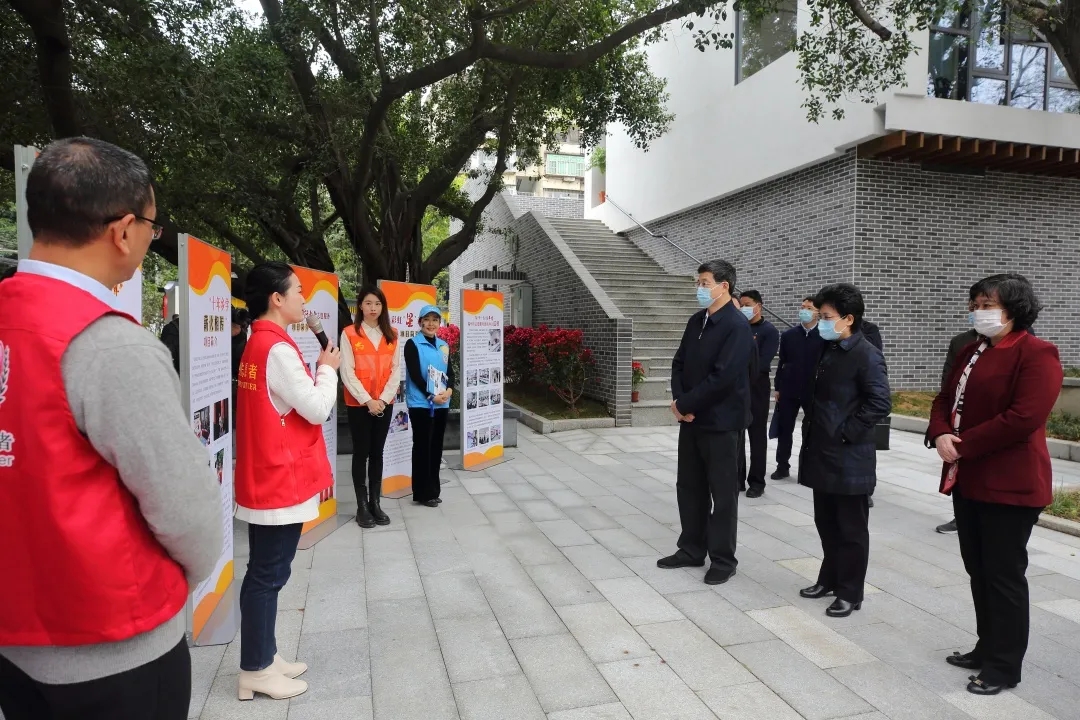 中央网信办赴福州市晋安区调研新时代文明实践中心建设试点工作