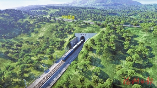 福州首条自主投资建设铁路开工  海铁联运大通道　24小时不打烊