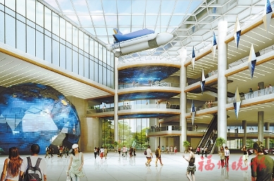 酷炫！福州科技馆新馆动建